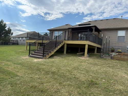 Deck & Patio Installation for Mo’ Joe Construction in Goshen, AR