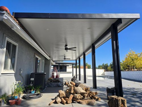 Insulated Patio Cover Installation for The Patio Cover Company  in Banning, CA