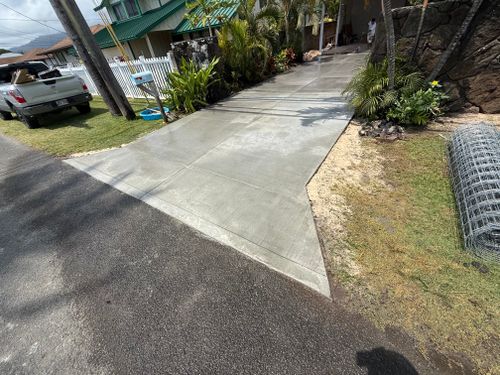 Concrete for Maka’s Akamai Masonry LLC in Kaneohe, HI