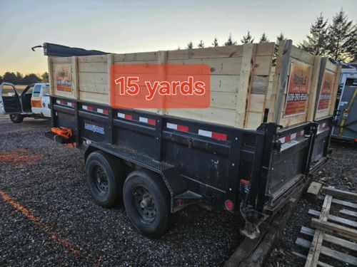Drive Way Safe Dumpster Rental (7, 15, 23 Yards) for Royale Lawn Care and Maintenance LLC in Reedsburg, WI