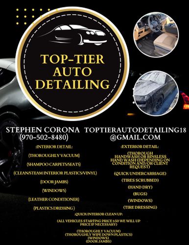 All Photos for Top-Tier Auto Detailing in Colorado, 