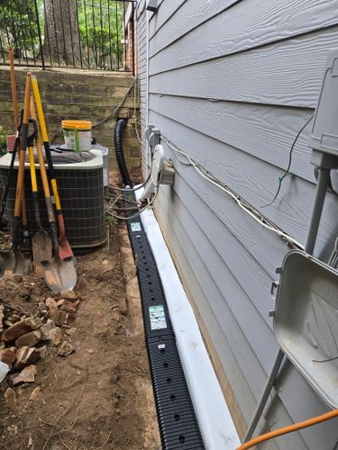 Outside Drainage for Wade Drainage Solutions in Atlanta, GA
