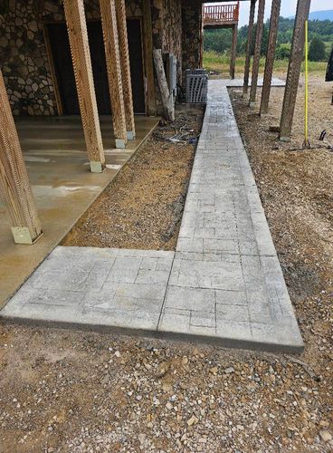 Concrete Slab Construction for AXC LLC in Knoxville, TN