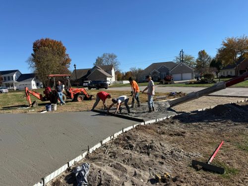 Driveways & Sidewalks for Whitfield Concrete Construction in Solsberry, IN