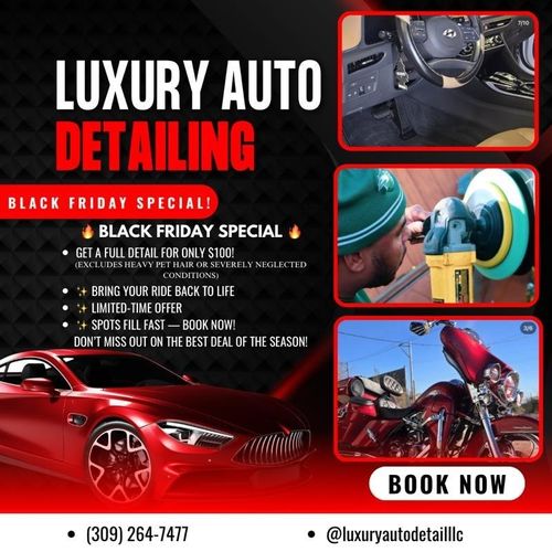 Full Detail Service for Luxury Auto Detail in Peoria, IL