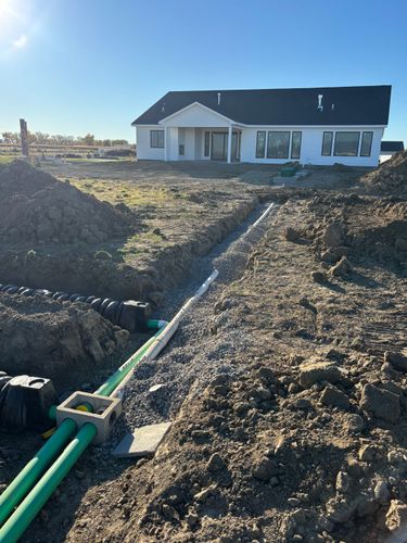 Foundation Digging for Z & S Construction in Billings Heights, MT