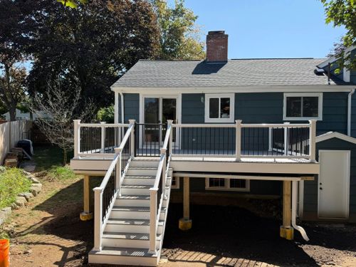 Deck & Patio Installation for LCP Property Management  in Windham, NH