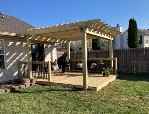 Privacy Walls & Pergola for Indiana Deck And Fence LLC in Indianapolis, IN