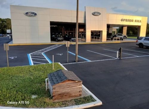 Line Striping for Karas Parking Lot Services LLC in Hernando County, FL