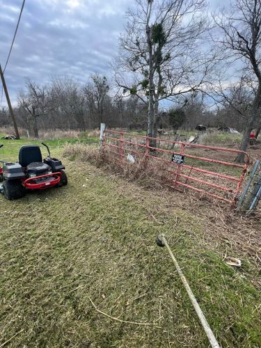 Mowing for Allen Lawn Care in Taylor, Texas