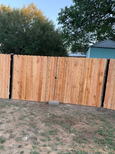 Fencing for J and R Co. in San Antonio,  TX