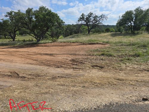 Site Preparation for Evant Backhoe & Construction in Evant, TX