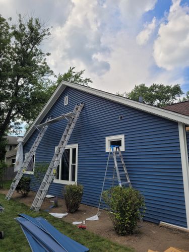 Vinyl siding,windows and gutters  for Go-at Remodeling & Painting in Northbrook,  IL