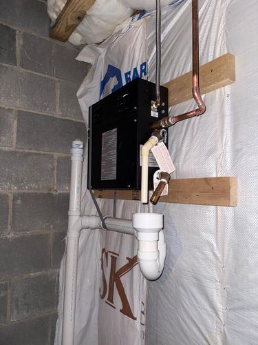 Steam Sauna Unit Installation for Brooky Plumbing in Hendersonville, NC