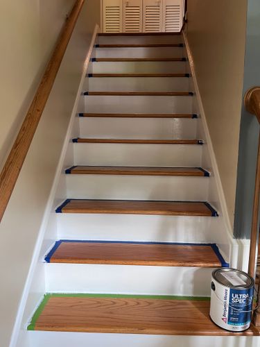Cabinet Painting for Caruso Painting in West Springfield, MA