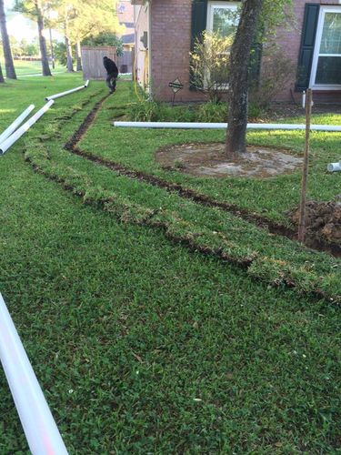 Irrigation Design Services for RSI Sprinklers & Drainage  in Southwest Houston, TX