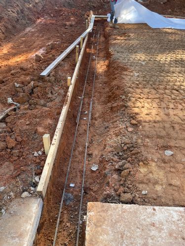 Footings for Wenkel Concrete, LLC in Sherrills Ford, NC
