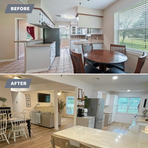 Before and After for TECC Roofing & Renovations in Harris County, TX