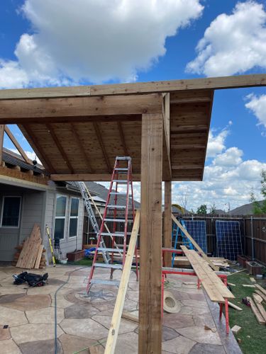 Porch Installations for Double RR Construction in Royse City, TX