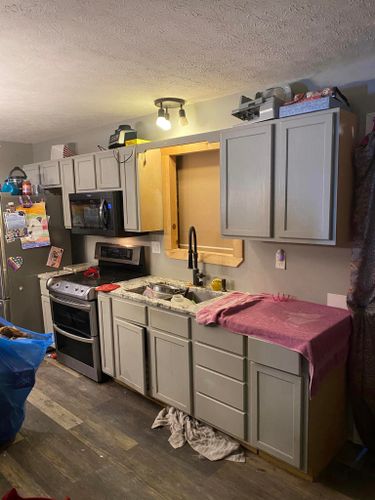 Kitchen Renovation for Shepherd’s Repairs N’ Installs in Campbellsburg, IN