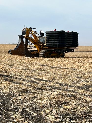 Custom Drainage for Legge Farms and Drainage in Garner, IA