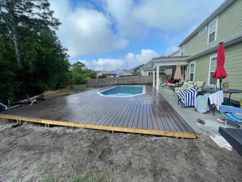 Deck And Patio Installation for Albatross Construction in Wilmington, NC