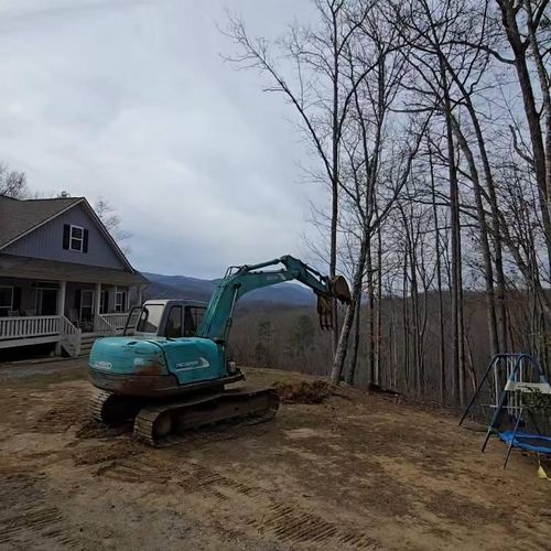 Site Grading for DC Excavation in Sylva, NC