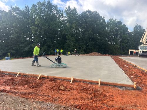 Monolithic Slabs for Wenkel Concrete, LLC in Sherrills Ford, NC