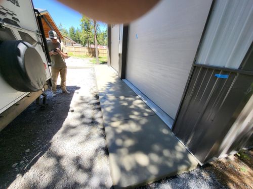Sidewalk Installation for TJR Concrete and Construction in Bend, OR