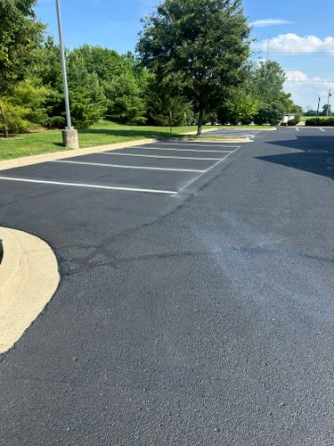 Parking Lot Striping for Ronnies Line Striping in Kenton, OH
