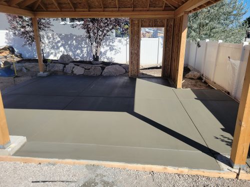 Patio Design & Installation for Artisan Concrete in Bluffdale, UT