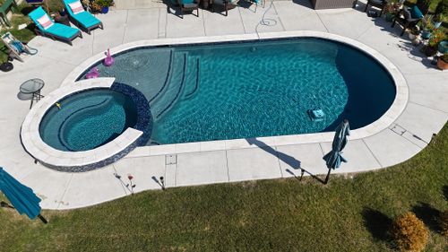 Custom Pool Design for Black Diamond Custom Pools LLC in Azle, TX