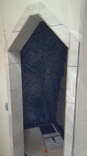 Mosaic Tiling for Goldberg Tile & Stoneworks in Belfair, WA