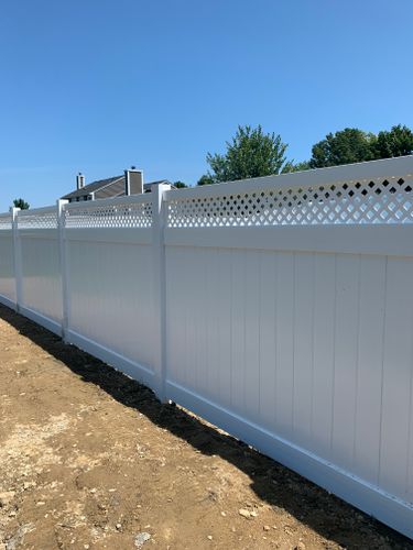Vinyl fence  for Wantage Fence & Stonework, LLC in Wantage, New Jersey