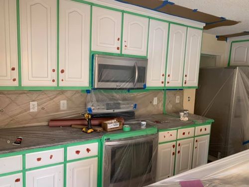 Kitchen and Cabinet Refinishing for Angel's Pro Painters & Rennovations LLC in Wendell, NC