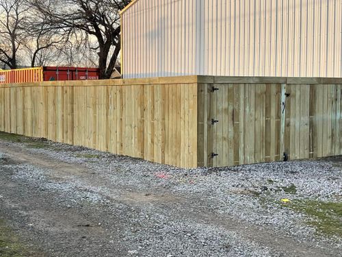 Fence Installation for MD Contractors and Construction LLC in Henryetta, Oklahoma