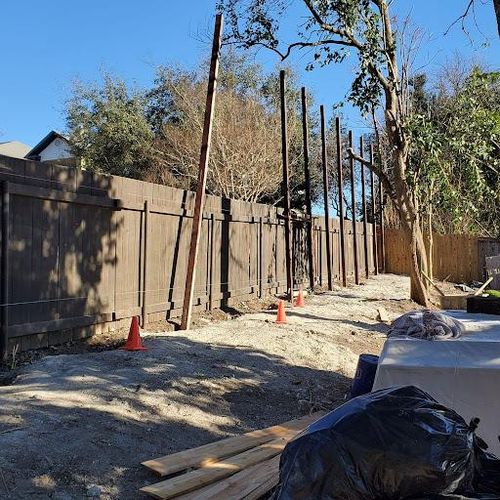 Fencing for J and R Co. in San Antonio,  TX