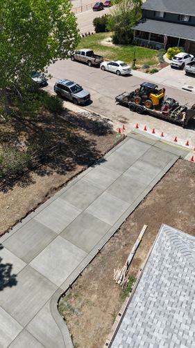 Concrete Driveways for B&M Concrete LLC in Longmont, CO