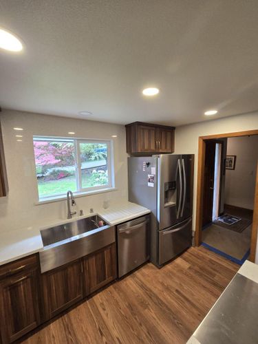 Kitchen Renovation for Bisila Construction in Vancouver, WA