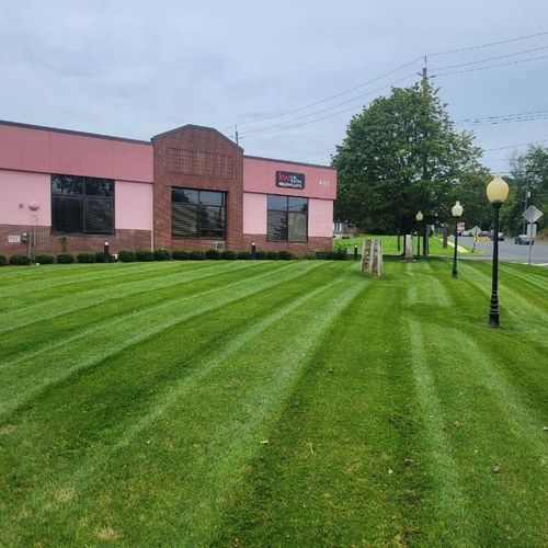 Mowing for Stars and Stripes Landscape Design LLC in Edison, NJ