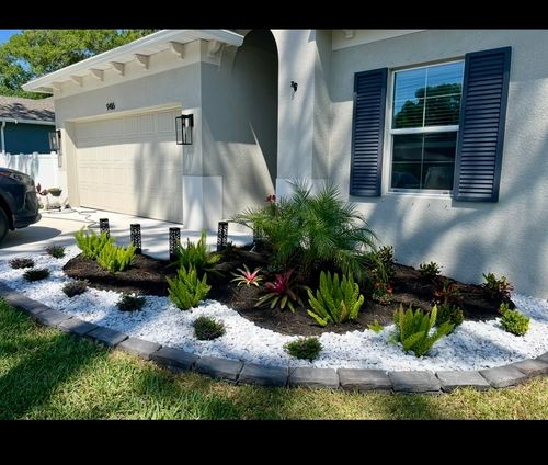 Mulch Installation for Verimay's Garden and Landscaping in Hillsborough County, FL