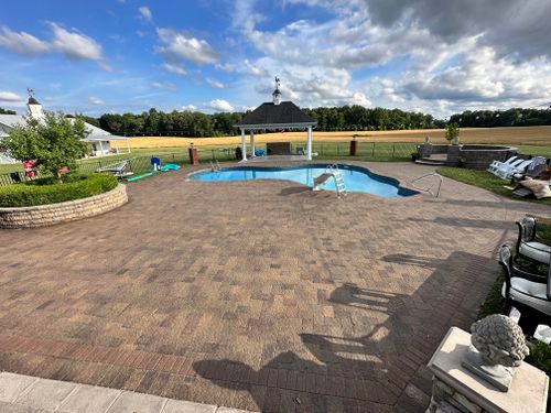 Paver stone patio Cleaning for Oakland Power Washing in Clarksville, TN