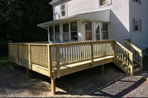 Deck Construction for LMA Home Improvement in Ashby, MA