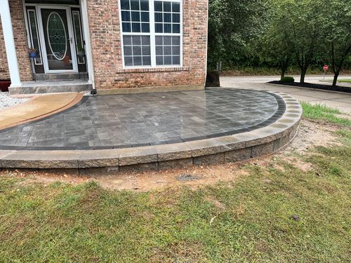 Hardscape Lighting for VQ Land & Stone in St. Louis, MO