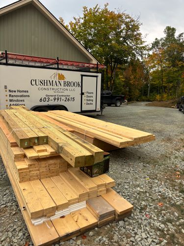 Floor Installation for Cushman Brook Construction in Dalton, NH