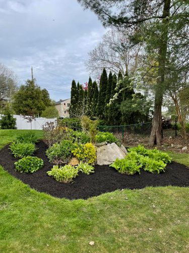 Mulch Installation for Z. Hastings Landscape Construction in Templeton, MA