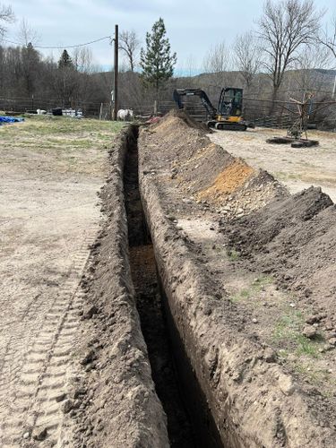Trenching for Seymour Excavating in Omak, WA