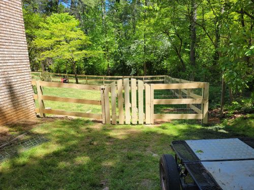 Wood Gates for Premier Fence in Marietta, GA