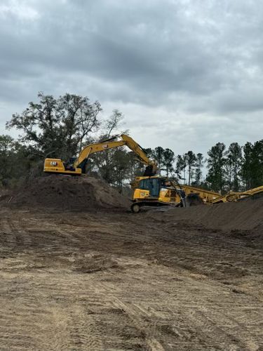 Grading for Coursey Construction in Metter, GA