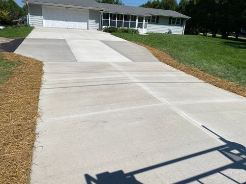Driveway Install for TDC Excavating in Dubuque, IA